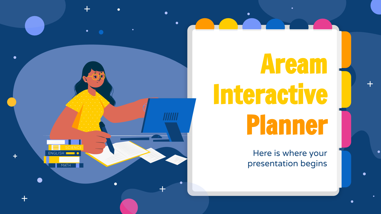 Aream interactive planner PPT模板